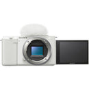 Buy Sony ZV-E10 Mirrorless Camera White front