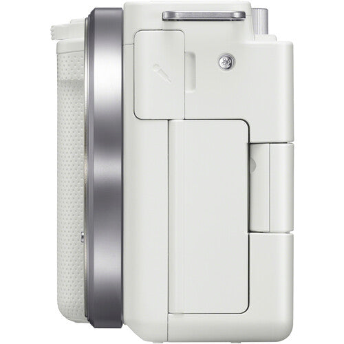 Buy Sony ZV-E10 Mirrorless Camera White side