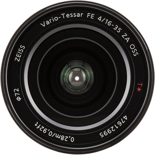Sony 16-35mm Vario-Tessar T*FE F4 ZA OSS E-Mount Wide Angle Zoom Lens