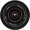 Buy Sony 24mm f/1.8 Zeiss wide angle lens front