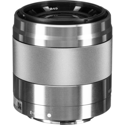 Sony E 50mm f/1.8 OSS Lens - Silver