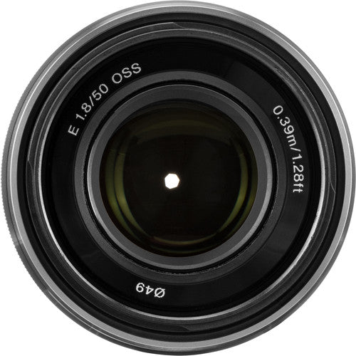 Sony E 50mm f/1.8 OSS Lens - Silver