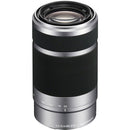 Sony 55-210mm f/4.5-6.3 E-Mount Telephoto Zoom Lens - SILVER
