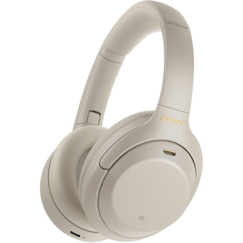 Sony WH-1000XM4 Wireless Noise-Canceling Over Ear Headphones (White)