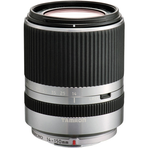 Tamron 14-150mm f/3.5-5.8 Di-III Lens w- hood SILVER for Micro Four Thirds
