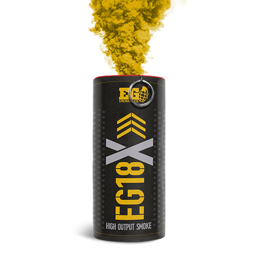 Enola Gaye EG18X High Output Wire Pull Smoke Grenade - Yellow