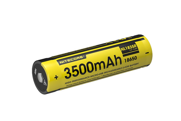 Nitecore 3500mAh 3.6V Protected Li-ion Battery with Micro-USB Charging Port