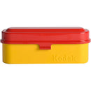Kodak Steel 135 Film Case (Red Lid-Yellow Body)